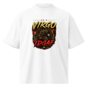 Unisex organic oversized high neck t-shirt