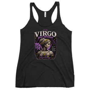 Virgo Built Different Women's Racerback Tank